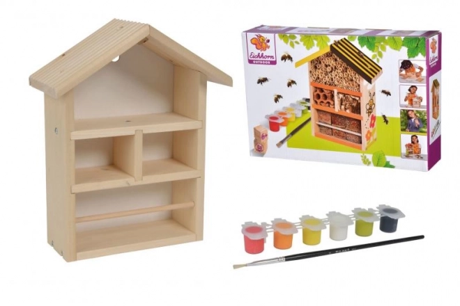 Wooden Insect House Coloring Kit