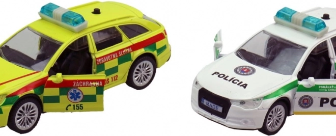 Auto hitne pomoći i policije pullback