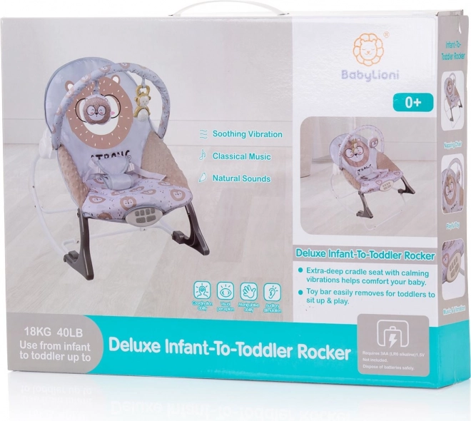 Chipolino Baby Rocking Chair Melody Beige