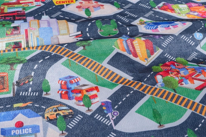 City Play Mat and Soft Vehicle Set