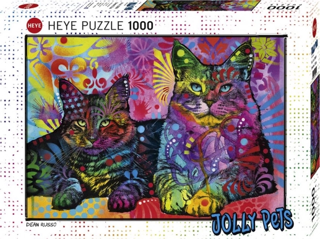 Heye Puzzle Jolly Pets: Dedicated to Cats 1000 Pieces