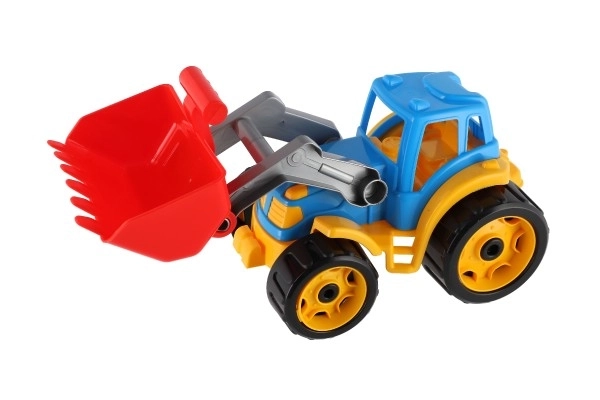 Colorful Construction Tractor with Plastic Bucket