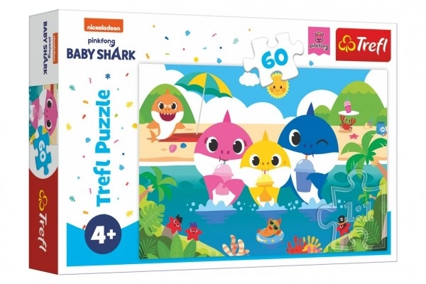 Trefl Puzzle Baby Shark Family on Vacation