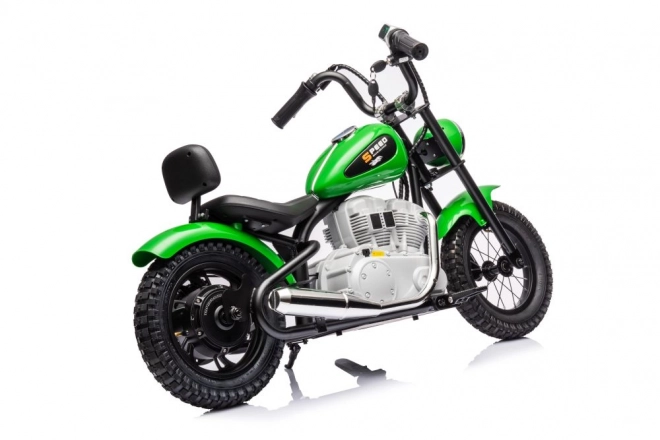 Battery-Powered Motorcycle for Kids - Green