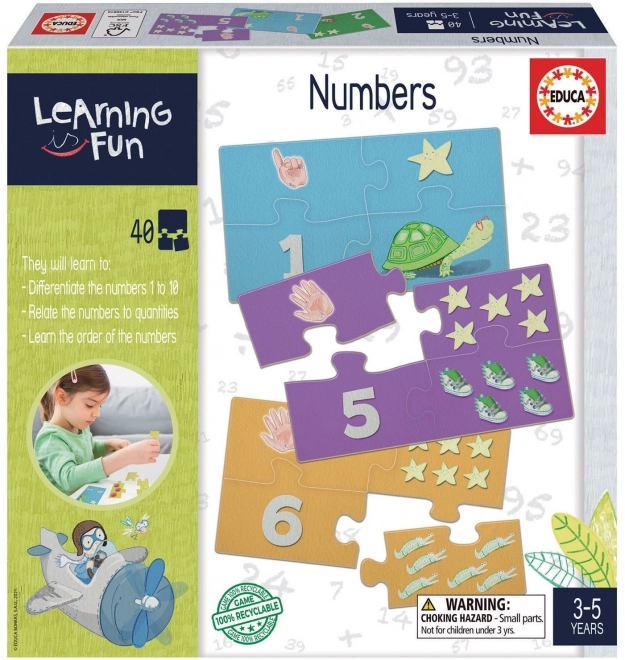 Educational Puzzle and Game: Learning is Fun Numbers