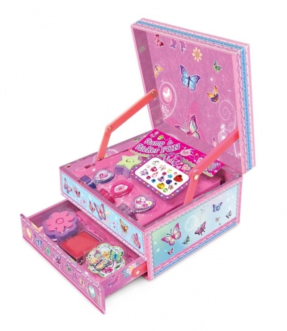 Stamp Set with Butterflies by Pecoware