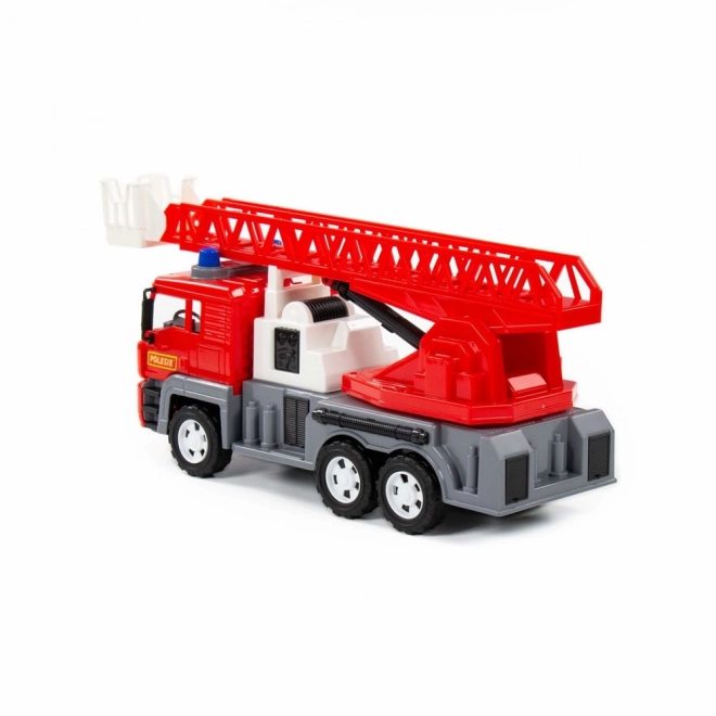 Fire Truck Toy with Extendable Ladder 70 cm