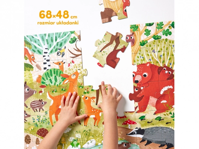 Puzzle Foresta Selvaggia 40 Pezzi