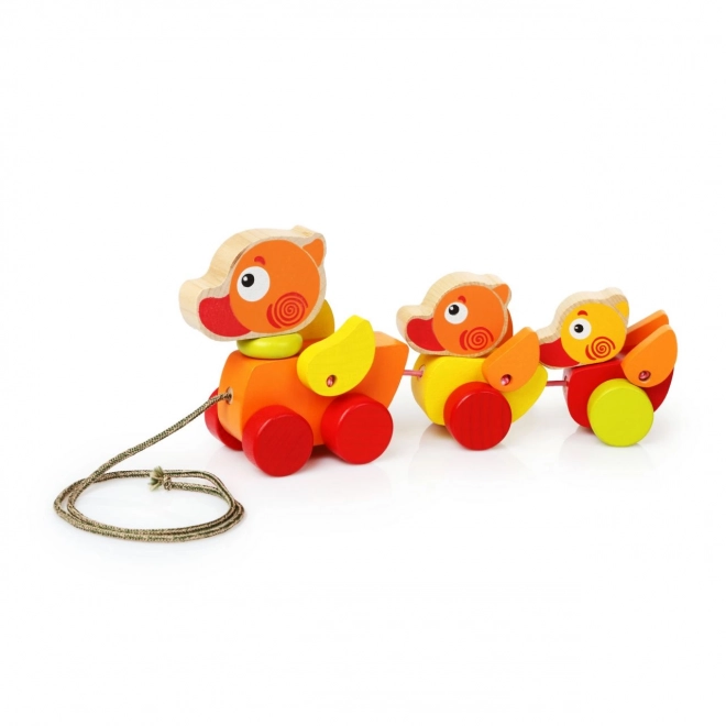 Pull-Along Wooden Ducks