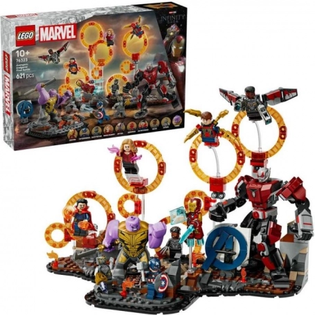 lego marvel avengers: endgame – battaglia finale set di costruzione