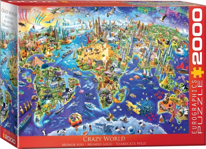 Eurographics Crazy World 2000 Piece Puzzle