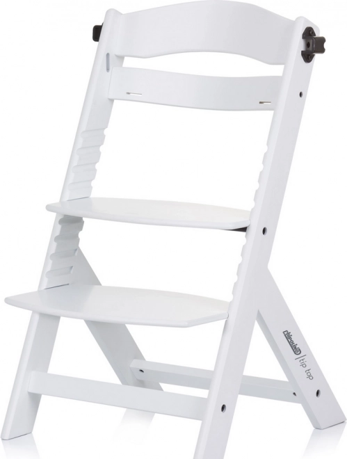 Chipolino Wooden Highchair Tip Top 2-in-1 White Wood