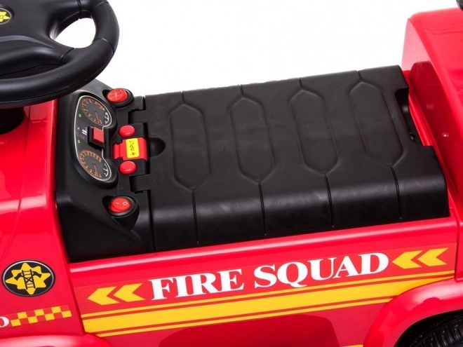 Kids Fire Truck Ride-On Vehicle with Bubble Cannon