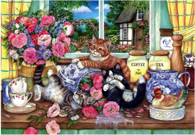 Cats in the Kitchen Puzzle 500 Pieces