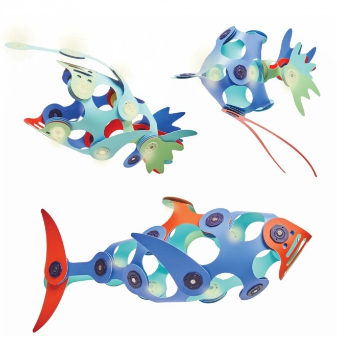 Clixo Ocean Creatures Magnetic Building Set