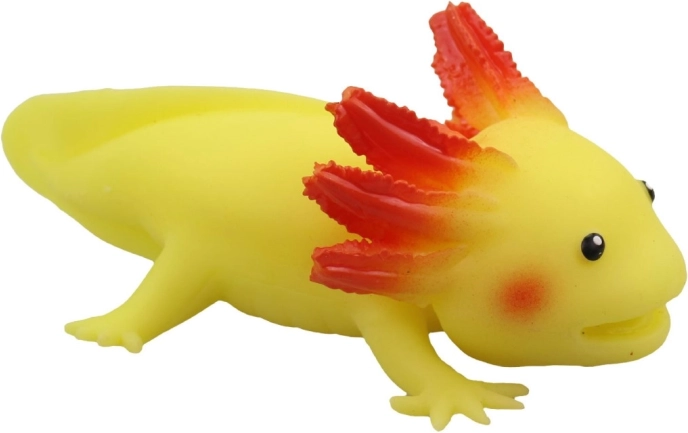 Gedetailleerde afwerking van de axolotl