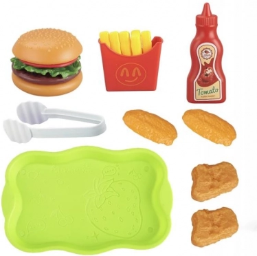 PLEJO Play Food Set - Hamburger