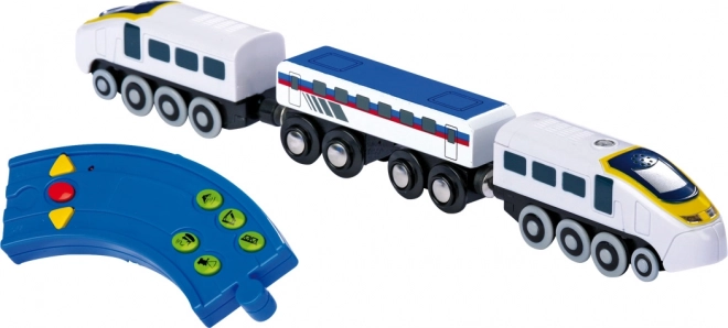 Small Foot Remote-Controlled Train for Track Sets