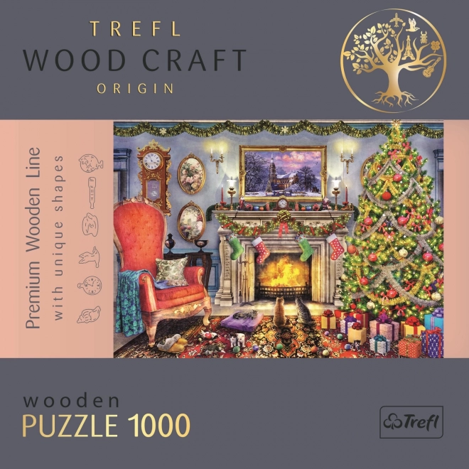 Wood Craft Christmas Puzzle 1000 Pieces by Trefl