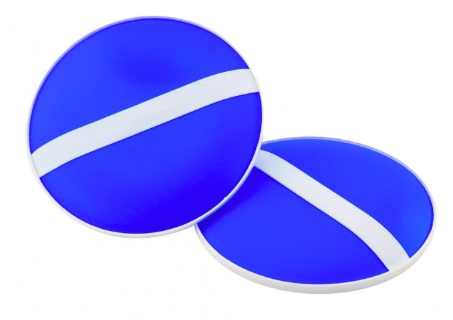 Dexterity Game Blue Round Paddles with Suction Cup Ball