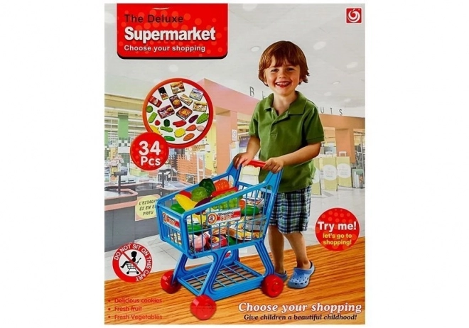 Children's Shopping Cart with Accessories