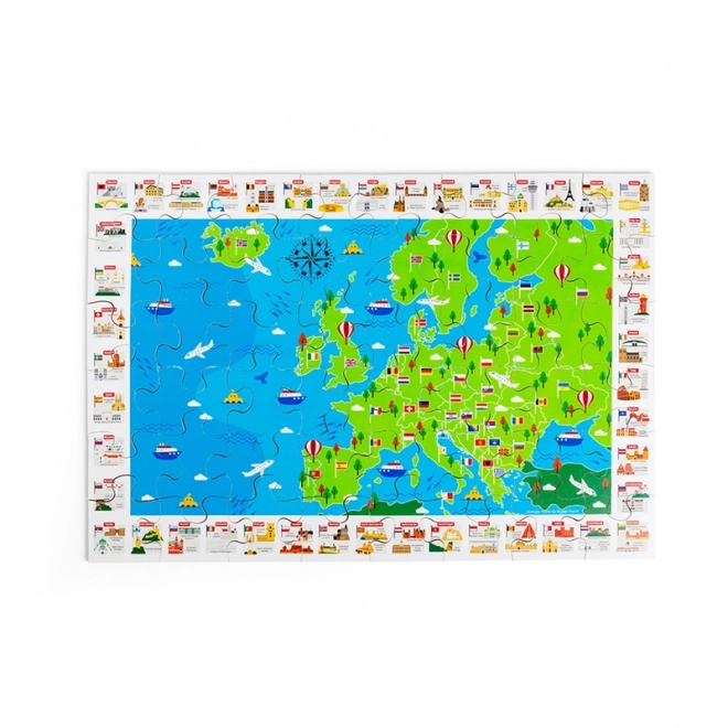 Bigjigs Puzzle of European Landmarks