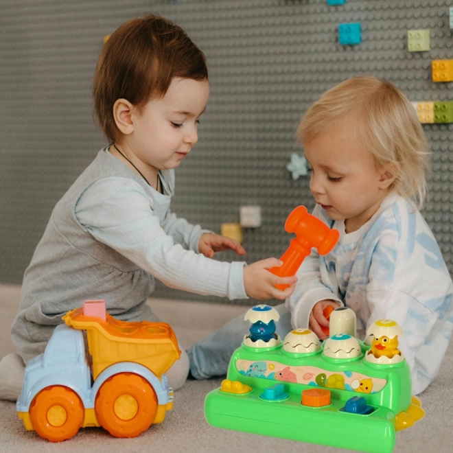 Interactief spel met hamer Krokodil voor kinderen 18m+