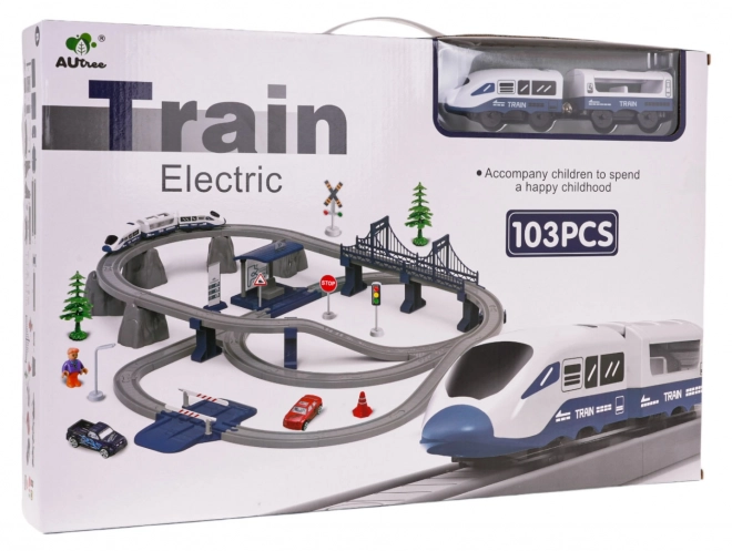 Train Station with Accessories 103 Pieces