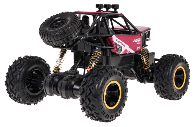 Red Rc Monster Rock Crawler 1:16