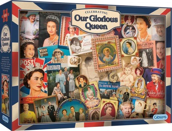 Gibsons Puzzle Our Magnificent Queen 1000 Pieces