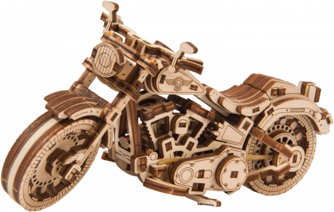 Wooden 3D Cruiser V-Twin Motorcycle Puzzle