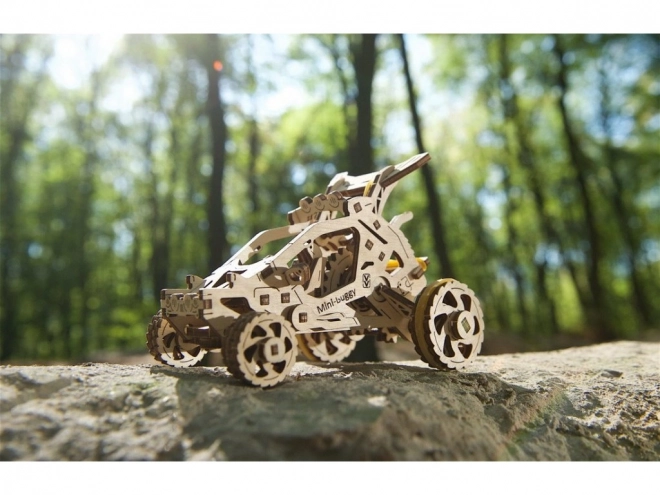 Ugears 3D Wooden Mechanical Puzzle Mini Buggy