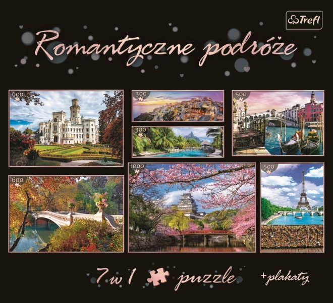 Trefl Romantic Destinations Puzzle Set