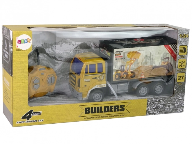 Remote Controlled Construction Truck Yellow