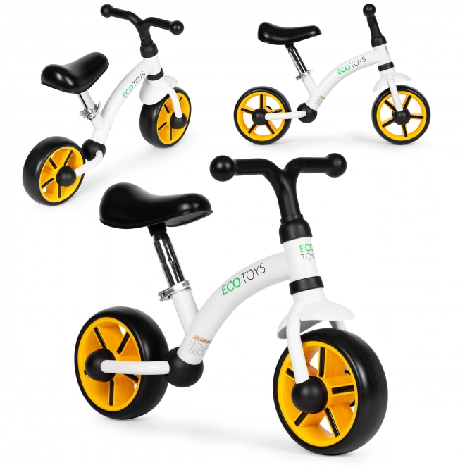 Ecotoys Balance Bike for Children - Adjustable and Durable