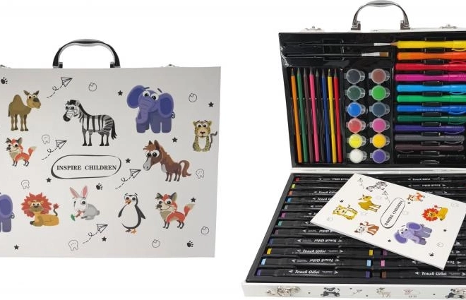 Art Suitcase Animals