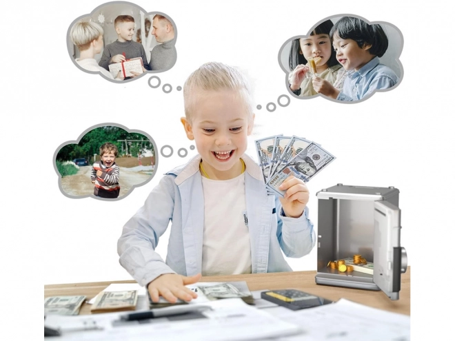 Interactive Safe Piggy Bank with Pin Code Access