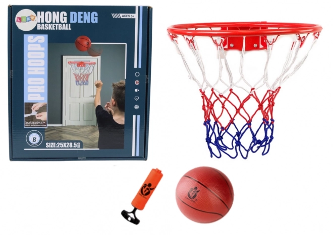 Basketball Hoop Set with Ball and Pump