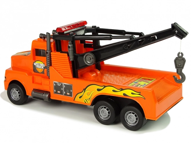 Tow Truck with Friction Drive Orange