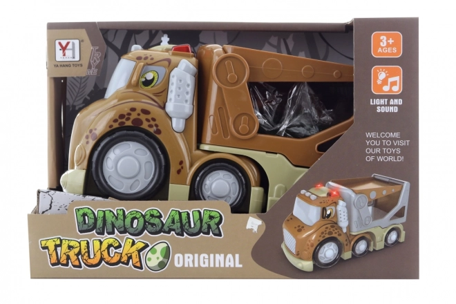 Battery-Powered Car with Dinosaurs Set