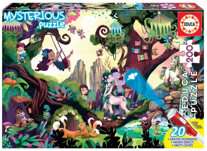 Educa mysterious puzzle enchanted forest