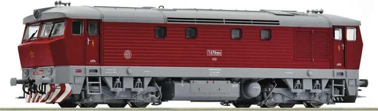 Roco locomotiva diesel T 478.1184 “Bardotka” ČSD, digitale con suono