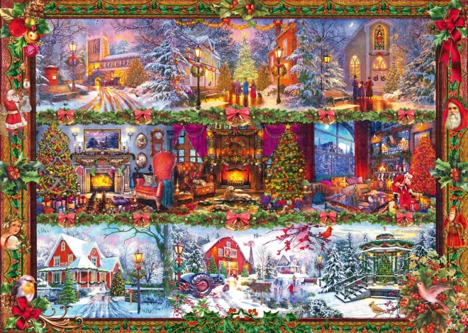 Christmas Greetings Puzzle 1000 Pieces