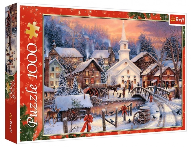 White Christmas 1000 Piece Jigsaw Puzzle