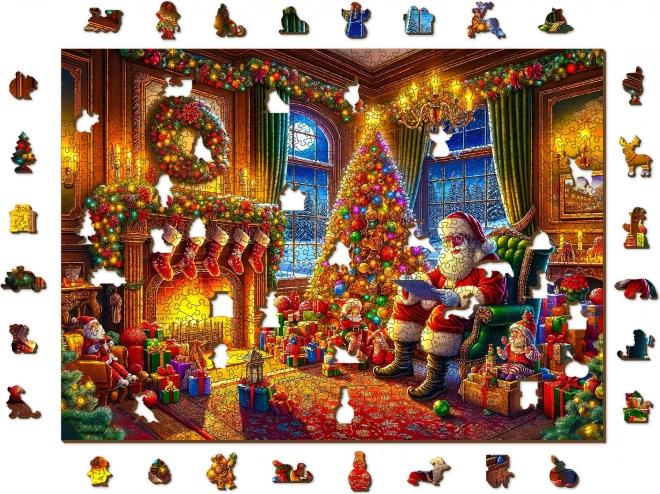 Wooden Puzzle Magic of Christmas Eve 1010 Pieces