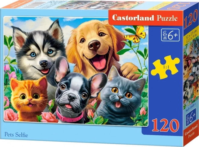Castorland puzzle animal selfie 120 pieces