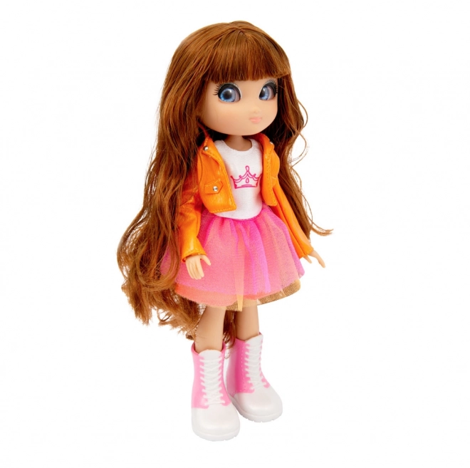 Bambola con Occhi Magici e Set di Moda