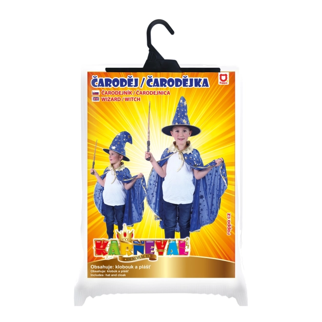 Kids Wizard Cape and Hat Set
