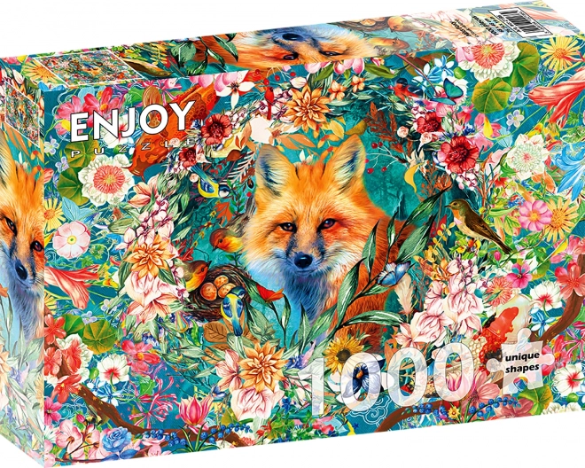 Enjoy Puzzle Fox Lady 1000 Pieces