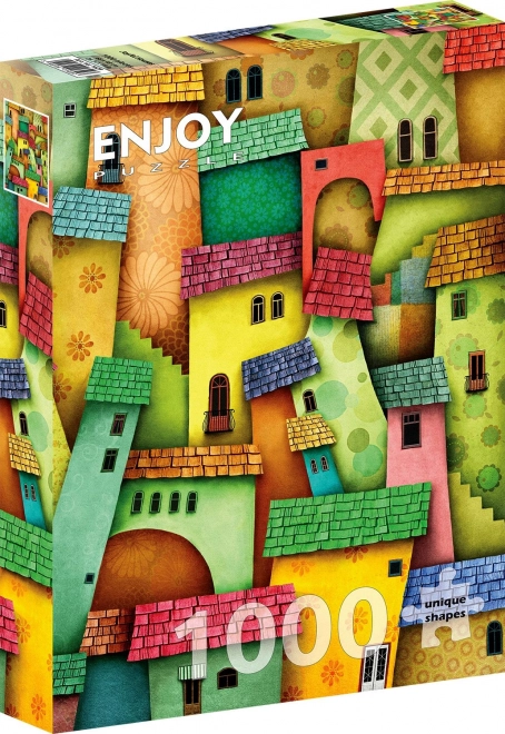 Enjoy Jolly Houses Puzzle 1000 Pieces